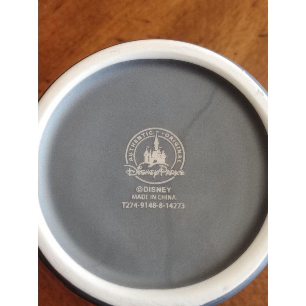 Disneyland Parks Mug Oswald The Lucky Rabbit Ceramic ~16 oz Gray Matte Orange - Picture 9 of 10